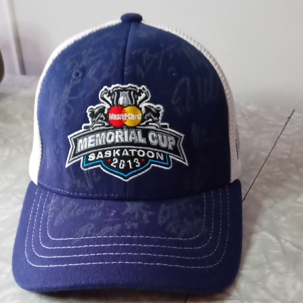 2013 Memorial Cup Cap Autographed